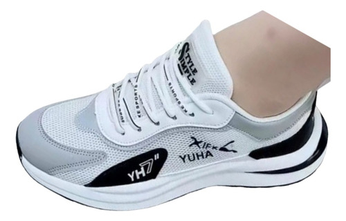 Tenis Aire Mesh 000 Para Correr Originales Blancos W