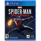 Videojuego Marvel's Spider-man Miles Morales Para Ps4 -azul
