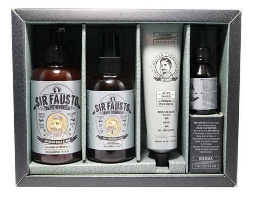 Kit Para Crecimiento De Barba Sir Fausto Barberia Barbero