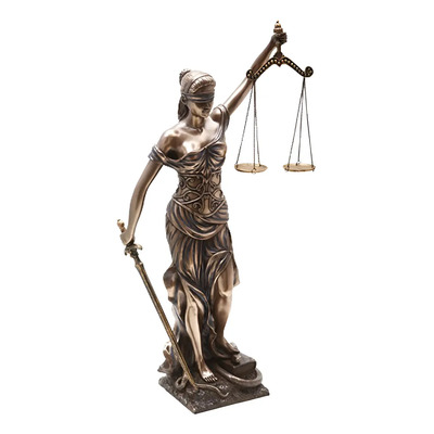 45,72 Cm Escalas De La Justicia Estor Mujer Estatua Figura Decorativa Abogado Fiscal Jue E | Envío gratis