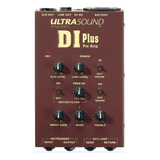Direct Box E Pré-amplificador Para Violao Ultra Sound Diplus