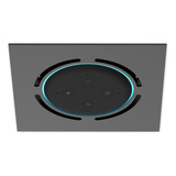 Suporte Quadrado De Embutir Teto Para Alexa Echo Dot 3