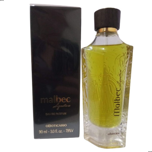 Malbec  Signature Eau De Parfum, 90ml - Embalagem Nova Lacrada E Original