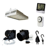 Kit Extraccion Y Led Jx150 Gs  Completo P/ Cultivo 120x120