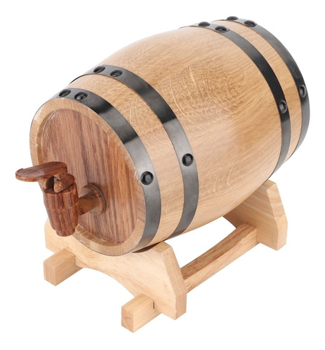 Mini Barril De Vino De Madera De Roble Portátil Para El Hoga