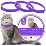 Collar Para Gatos, Collares Calmantes Para Gatos, Feromonas Color Violeta