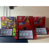 Nintendo Switch Oled Picofly 128gb Mario Y Splatoon 3 12 Msi