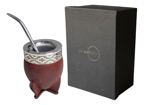 Mate Imperial Personalizado Bombilla Caja Regalo Empresarial