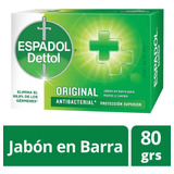 Espadol Dettol Original Antibacterial Jabón De Tocador 80g