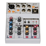 Mesa De Som Lexsen Mixer Rec 4 Canais - Promoção - Envio 24