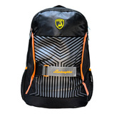 Mochila Ginga Original Lamborghini Lg19bp05 Negro/naranja.