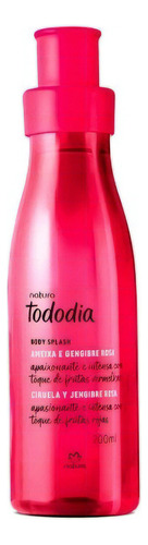 Body Splash Ciruela Y Jengibre Rosa 200 Ml - Natura Tododia