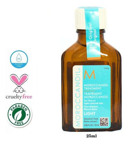 Original Aceite Argan Hidratante Ligth Moroccanoil 25ml 