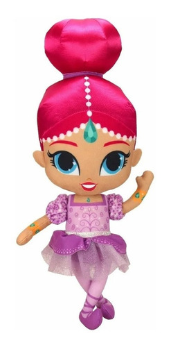 Muñeca Peluche Shimmer Y Shine Bailarinas De Tela 27 Cm