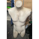 Maniquíe Torso Pecho Hombre Caballero Fibra Vidrio