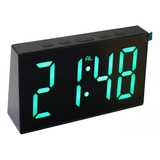 Reloj Digital Led Escritorio Alarma Despertador Dormitorio