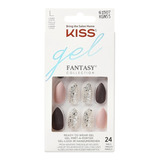 Uñas Glue-on Kiss Gel Fantasy - Anastasia