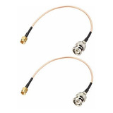 Rg316 Cable Coaxial Con Bnc Macho A Sma Conectores Masc...