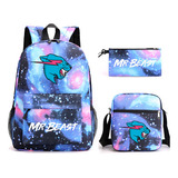 Mrbrast Bolso De Hombro Mochila Escolar Set De 3