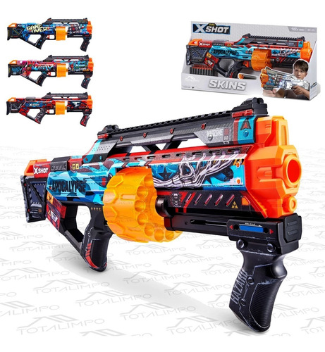 Arma Lanza Dardos Zuru X-shot 36518 Skins Last Stand Blaster