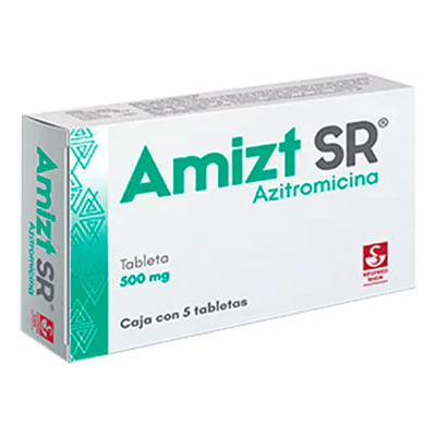 Amizt Sr Tableta 500 Mg, 5 Tabletas | Envío gratis