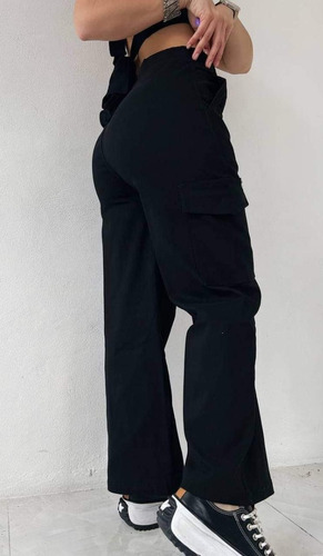 Cargo Wide Leg Mujer Pantalon