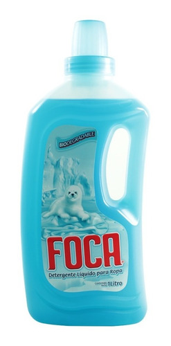 Detergente Líquido Foca Para Ropa 1 Lt