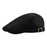 Gorro De Malla Transpirable For Hombre, Boina De Periódico