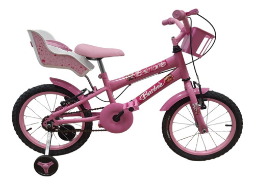 Bicicleta Infantil Aro 16 Mtb Feminina Cesta Rodinha Menina