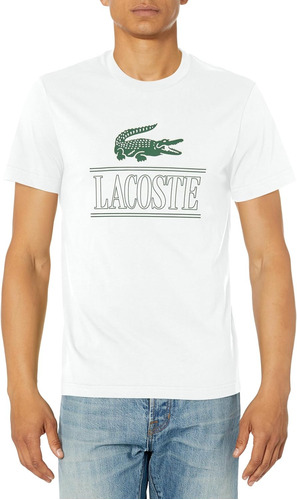 Lacoste Playera Corta Estampado De Cocodrilo Mod B0bzzs9wl1