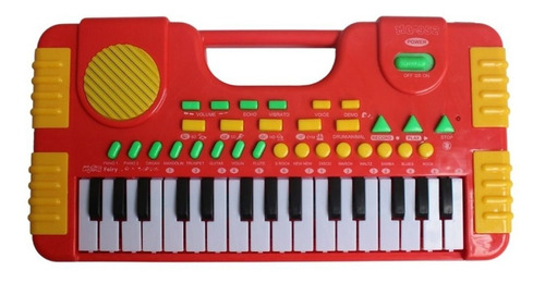 Teclado Musical Infantil Com Sons Instrumentais E Animais