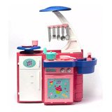 Brinquedo Cozinha Infantil Baby Alive Sai Água + Panelinhas