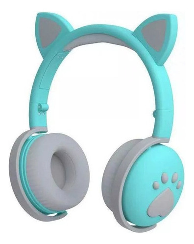 Auriculares Bluetooth Con Oreja De Gato Macaron