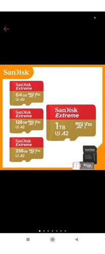 Sandisk Cartão Memória 1tb A2 [classe3] + Brinde