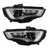 Par Faros Audi A3 2013-2014-2015-2016 Elect C/mot Leds Adl