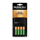 Cargador De Pilas Con 4 Pilas Aa 2500 Mah Duracell