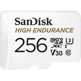 Tarjeta De Memoria Sandisk 256 Gb, C/ Adaptador, P/ Dash Cam