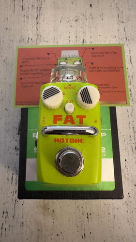 Pedal Hotone Fat Buffer Preamp P/guitarra Impecable