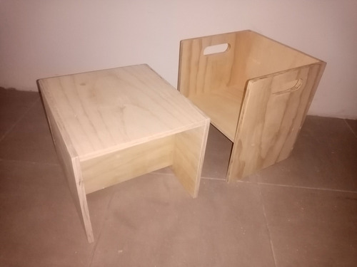 Mesa Y Silla Tipo Montessori. Marca Ko. Deco