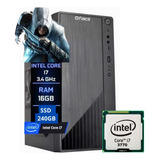 Pc Cpu Intel  I7 3770 + Placa H61 + 2x8gb + Ssd 240gb