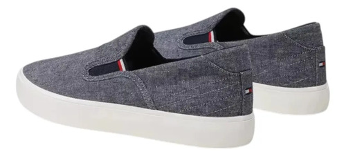 Tenis/sneakers Tommy Hilfiger Harlem Core Mezclilla De Hombre Uso Diario - Original