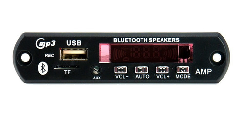 Reproductor Mp3 Bluetooth Amplificador 15w Usb Micro Sd Fm