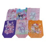 Bolsas Para Niñas Dulceros Sanrio 12pz Bolsas Kuromi Surtida