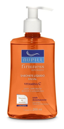 Nupill Sabonete Líquido Facial Vitamina C 200ml