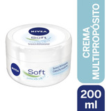 Crema Multipropósito Nivea Soft Cara Manos Cuerpo 200ml