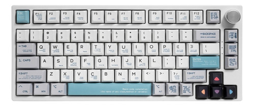 Teclado Mecánico Para Juegos Gamakay Tk75 75% Triple Mode Rg