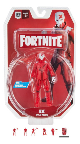 Figura Accion Fornite  Ex Solo Mode Epic Games Articulado 