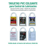 Tarjetas Cambio De Aceite Lubricentros Control Lubricacion