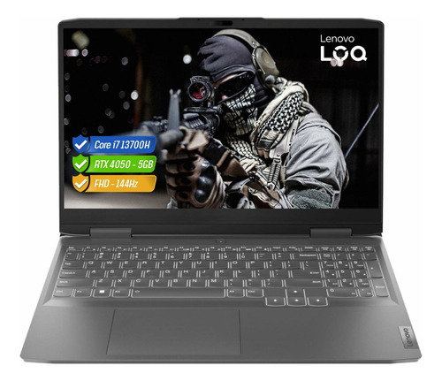 Portátil Gamer Lenovo Loq Core I7 13th 32gb Rtx 4050 512gb
