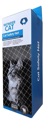 Mallas De Seguridad Gatos Ventana Wonder Kat Nylon 3 X 2mt